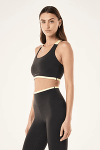 P.E NATION | Highgate Sports Bra - Smokestone / Lemonade