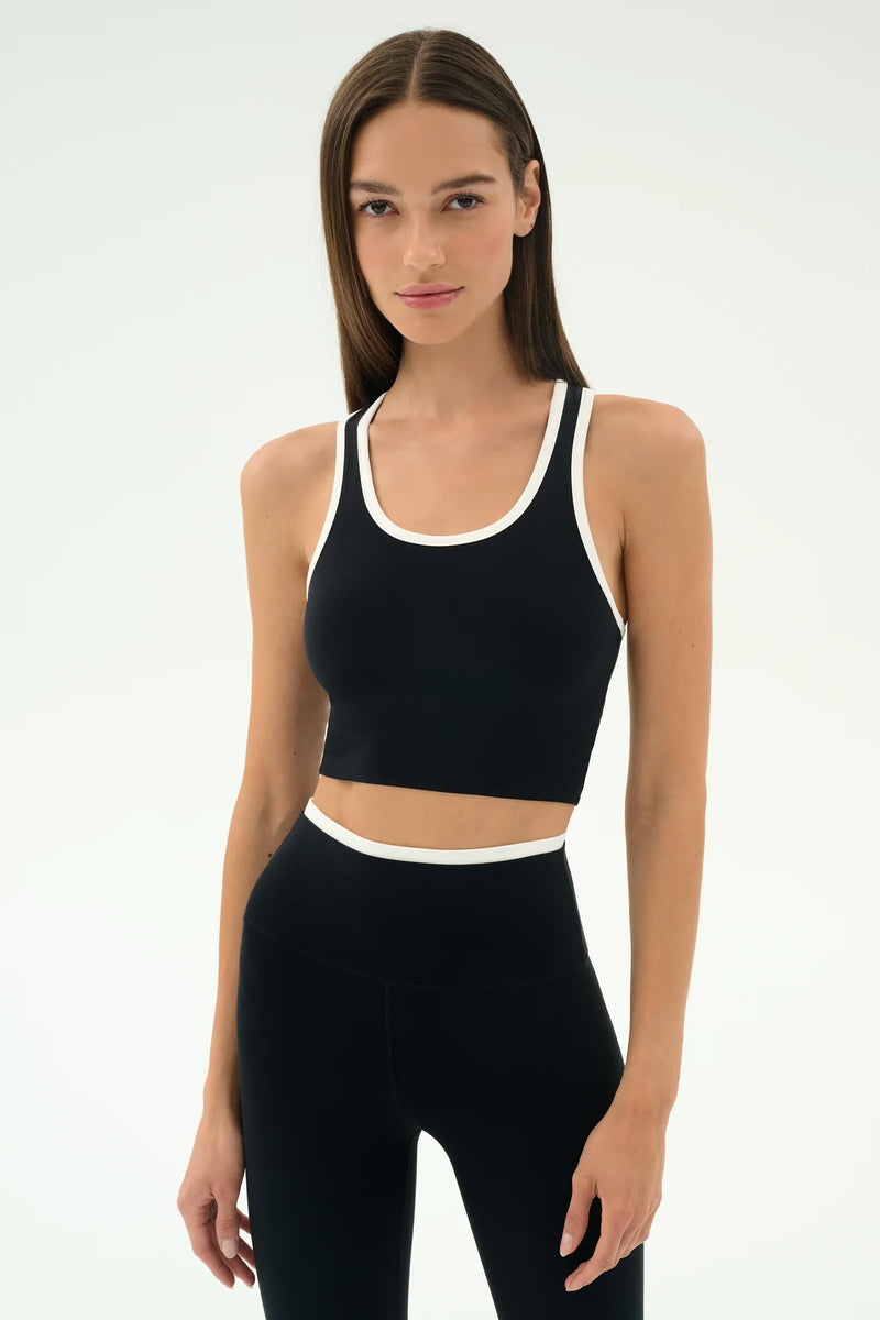 SPLITS59 | Amber Airweight Bralette - Black/White