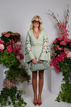 NONCHALANT | Haddie Clutch - Sage