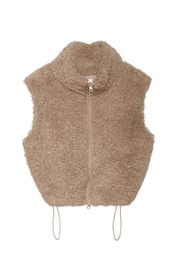 SUNDAYS | Sherpa Cecily Vest - Latte