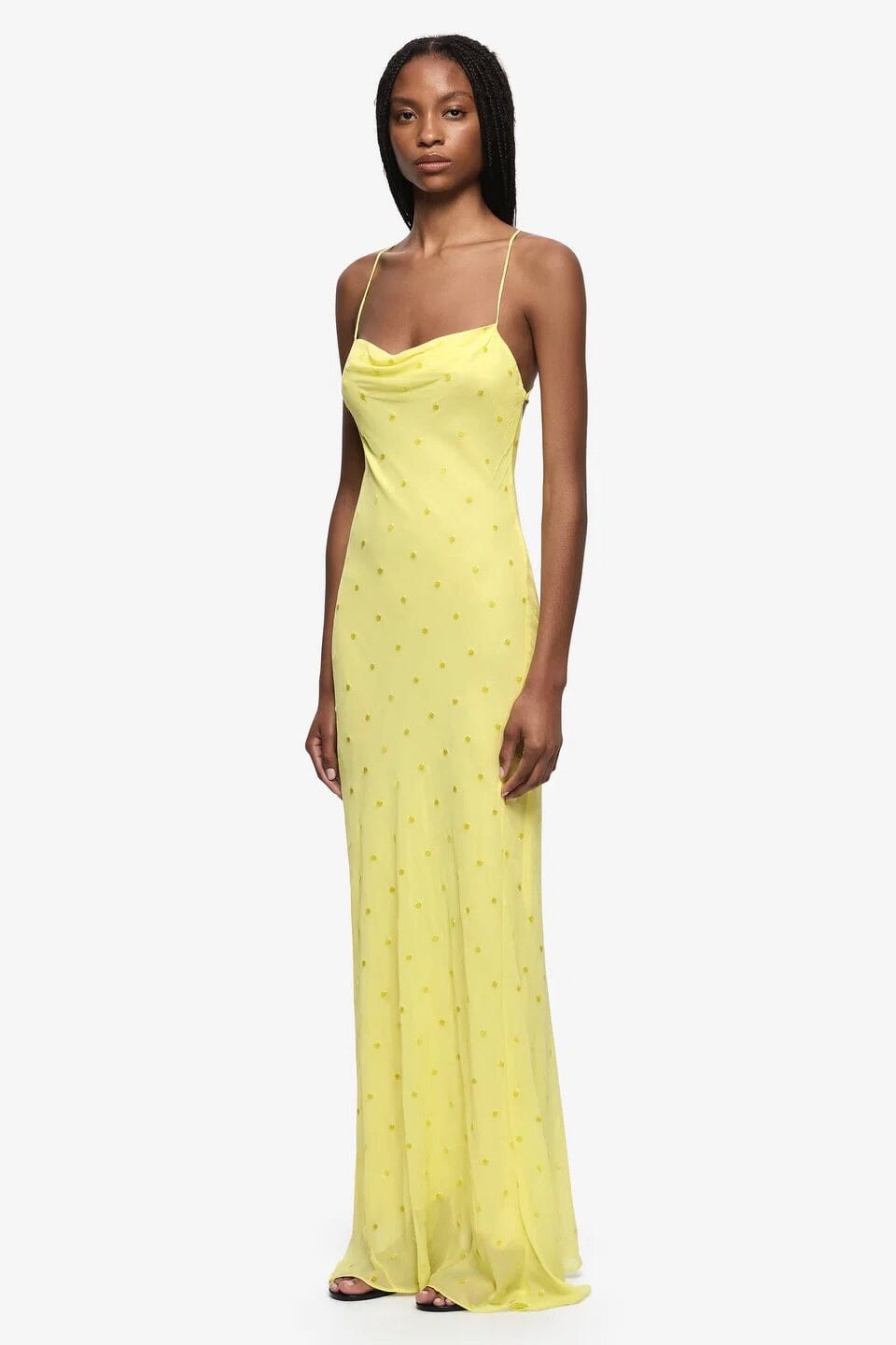 Bec + Bridge Arielle Slip Maxi Dress in Yellow