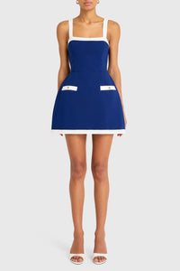 AMANDA UPRICHARD | Martini Skort Romper - Navy/Ivory