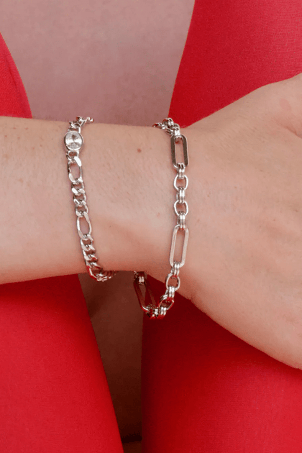 LUV AJ | The Charlotte Link Chain Bracelet - Silver