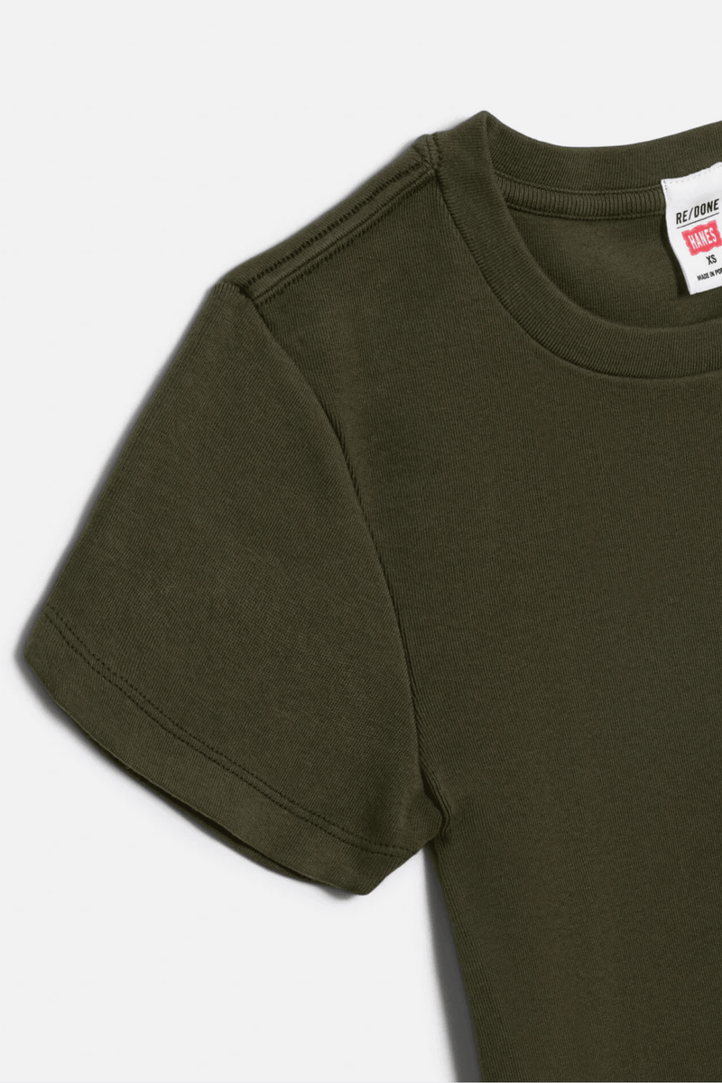 RE/DONE | 60’s Slim Tee - Olive Branch