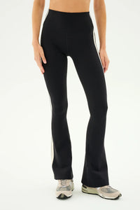 SPLITS 59 | Raquel High Waist Supplex Flare 32” - Black/Creme