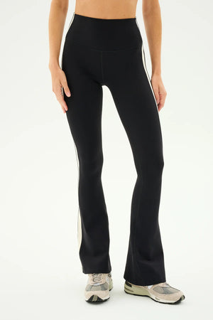 SPLITS 59 | Raquel High Waist Supplex Flare 32” - Black/Creme