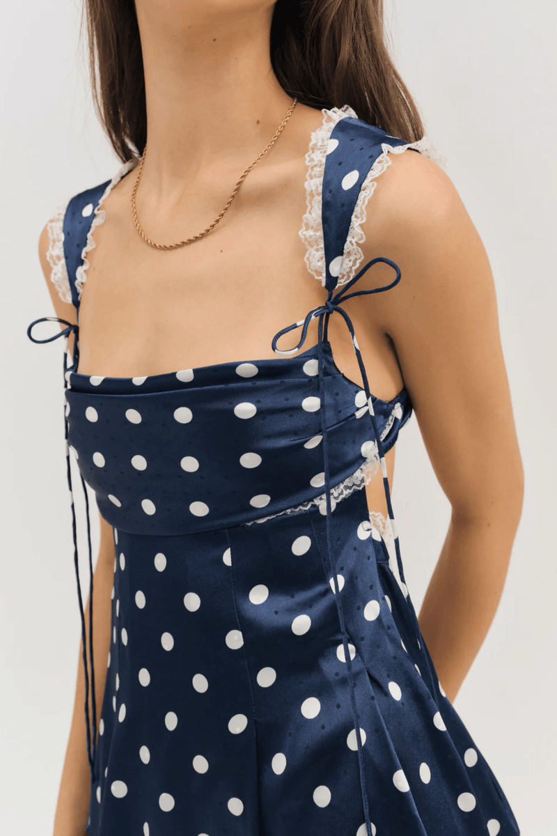 FOR LOVE & LEMONS | Holland Mini Dress - Navy