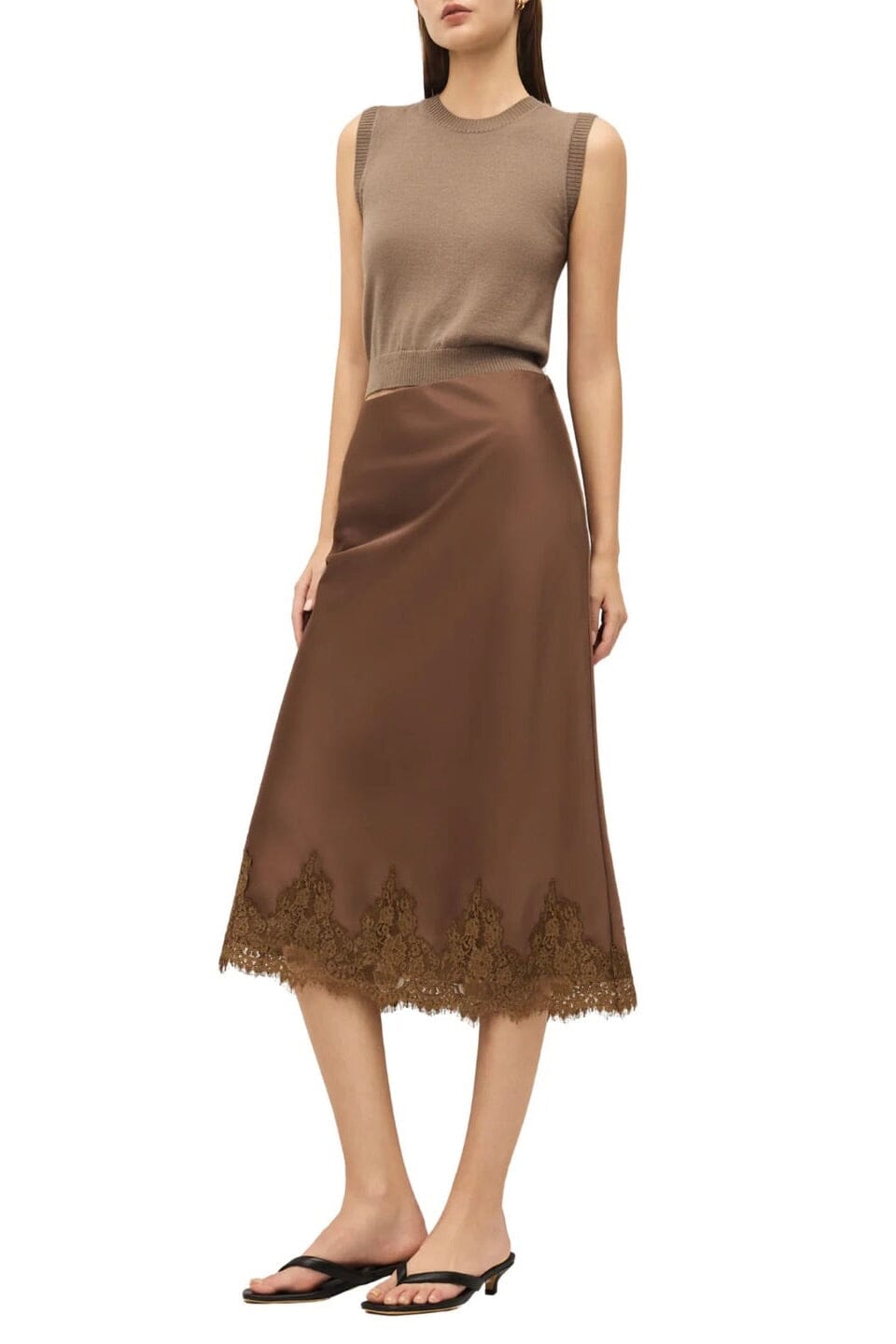 ELODIE | Enid Skirt - Mocha – Scarlet Clothing