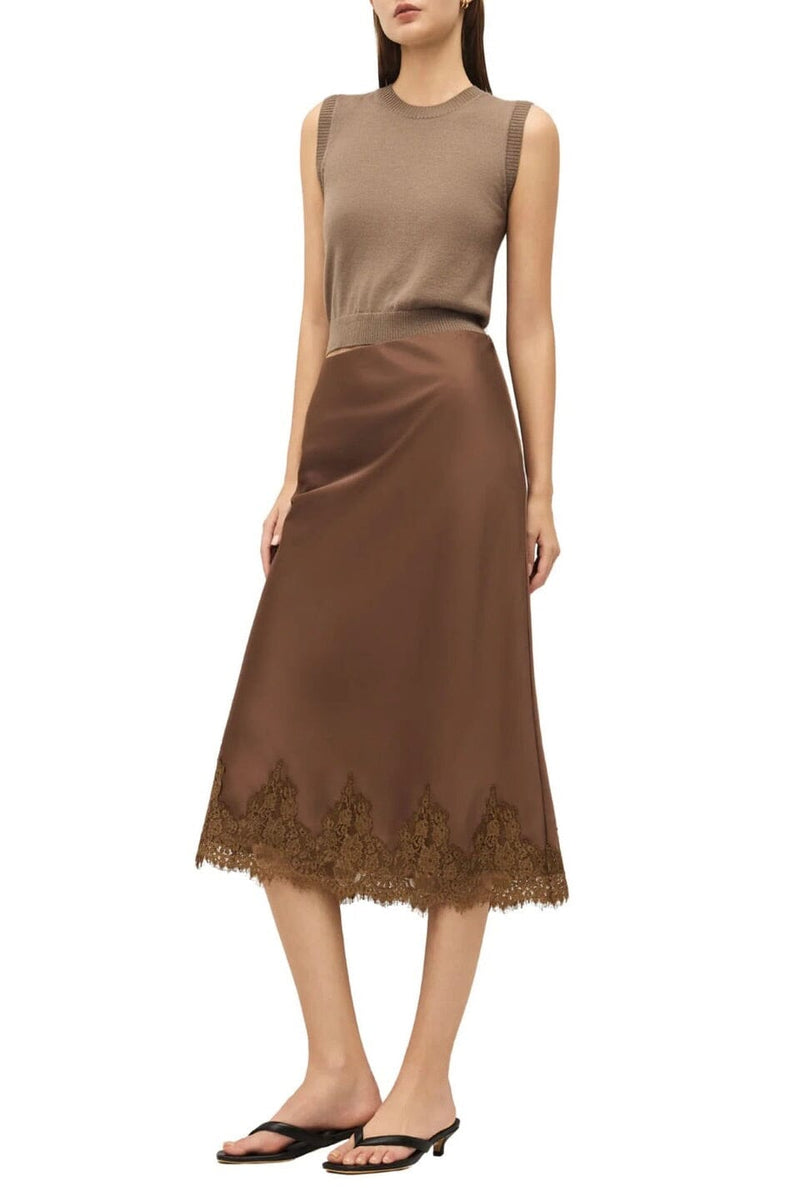 ELODIE | Enid Skirt - Mocha – Scarlet Clothing