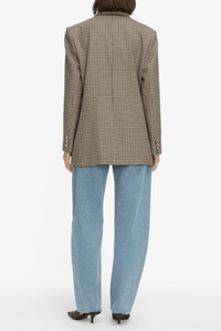 FRAME | The Houndstooth Blazer - Navy