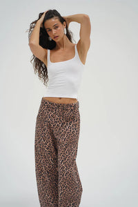LNA | Cross Creek Leopard Pant