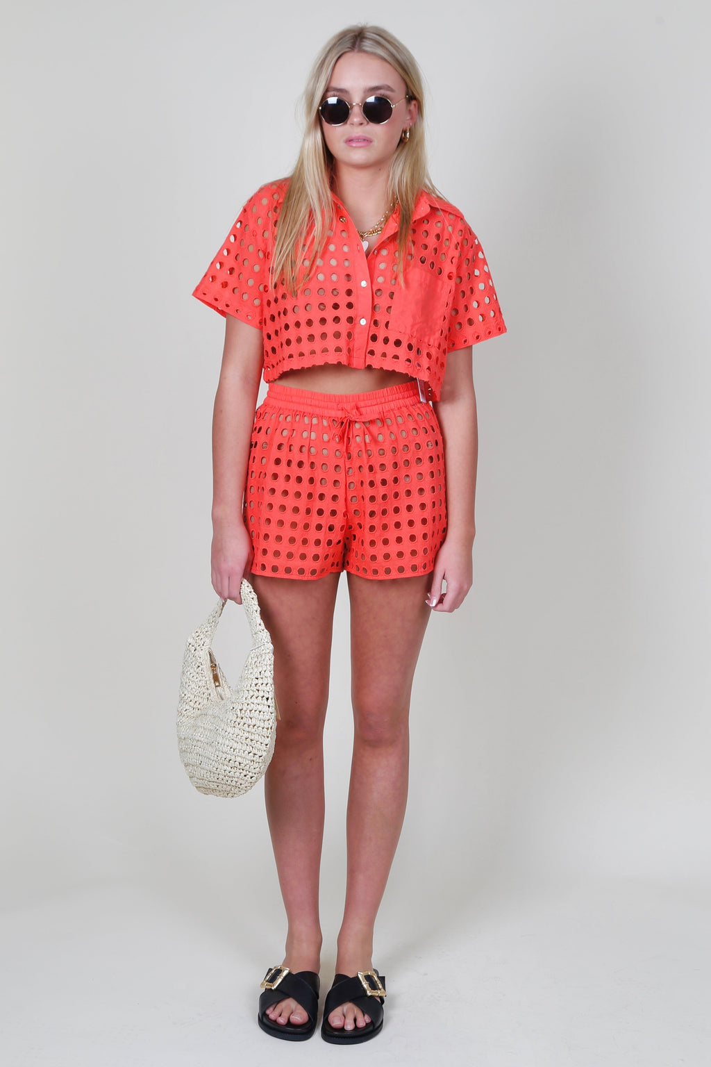SOLID & STRIPED | The Charlie Shorts - Coral Crush