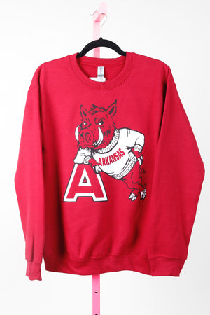 Retro Hog Sweatshirt - Red