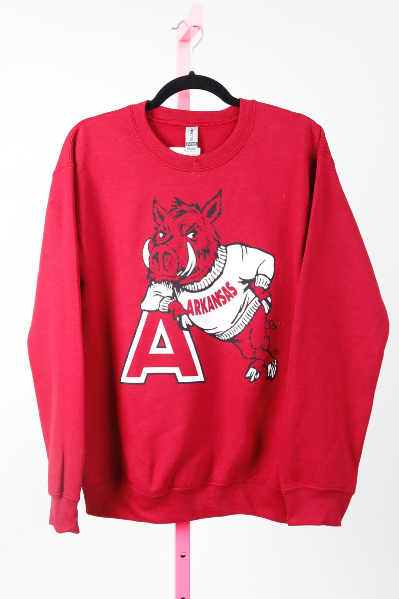 Retro Hog Sweatshirt - Red