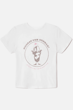 RE/DONE | Classic Sundae Tee - Optic White