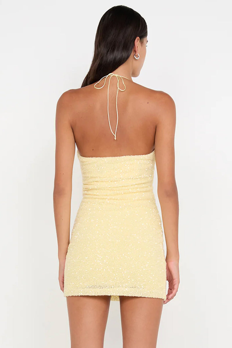 BEC & BRIDGE | Aishya Asym Mini Dress - Butter