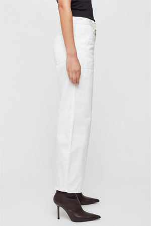 MOUSSY | MV Malba Gusset Cargo Pants - White