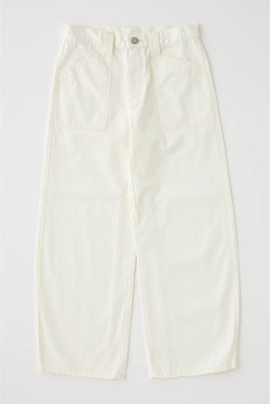 MOUSSY | MV Malba Gusset Cargo Pants - White