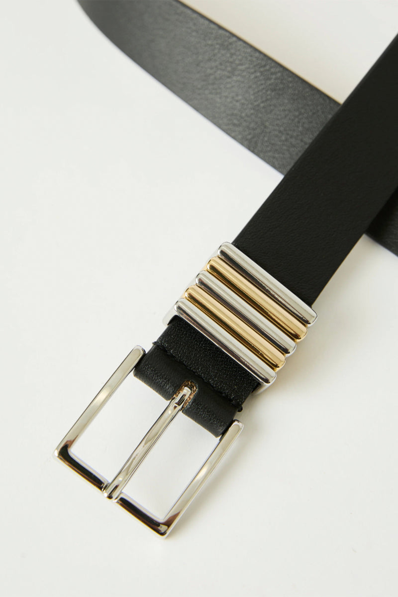 B-LOW THE BELT | The Lumi Belt - Black Silver