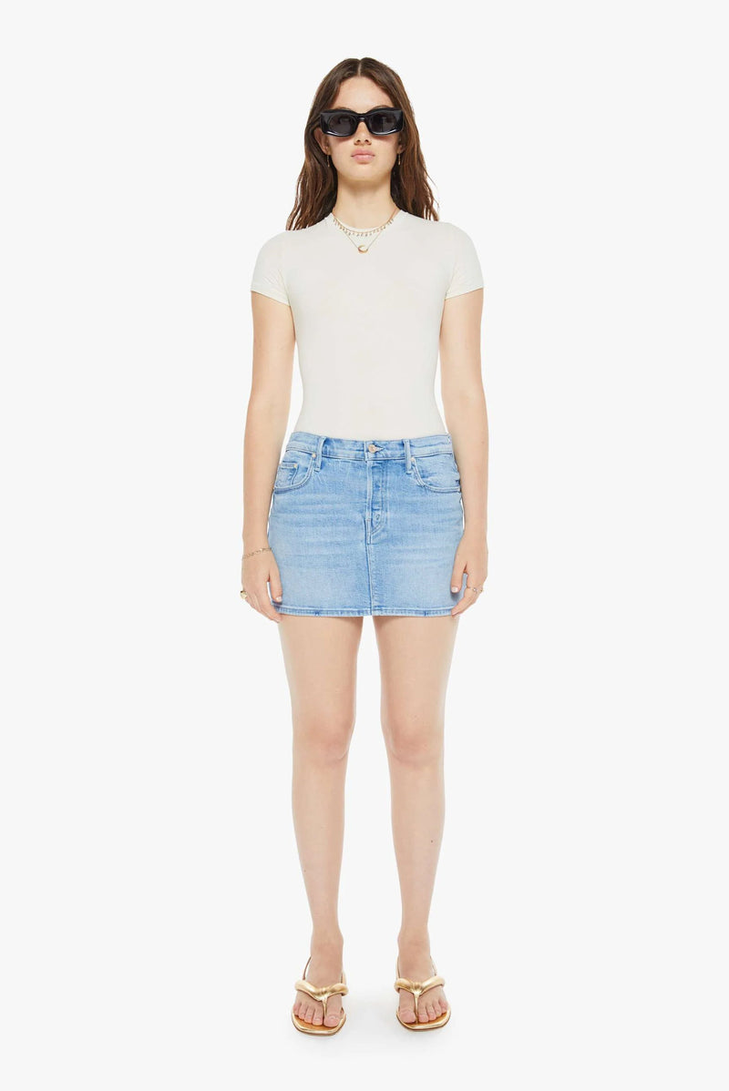 MOTHER | The Vagabond Mini Skirt - Tune In Tune Out