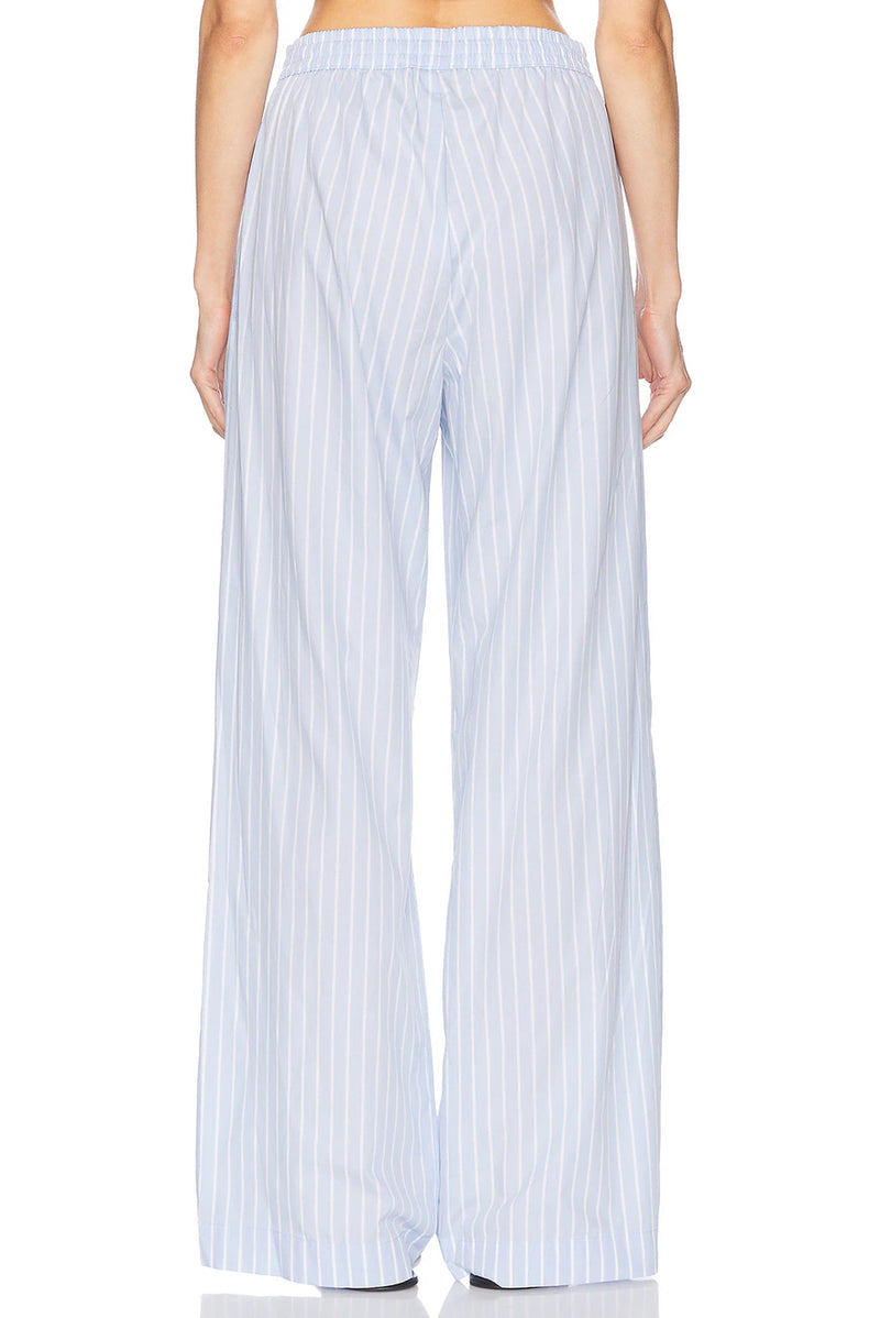 ENZA COSTA | Poplin Resort Pant - Light Blue