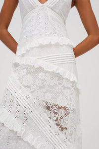 FOR LOVE & LEMONS | Rosalyn Maxi Dress - White