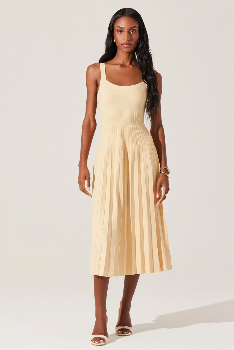 ASTR | Aylin Sweater Dress - Yellow