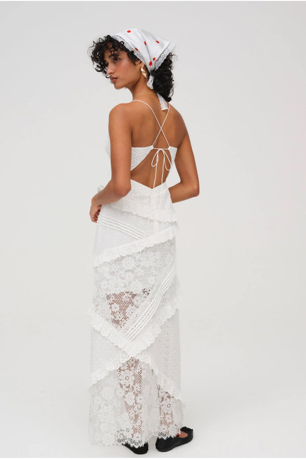 FOR LOVE & LEMONS | Rosalyn Maxi Dress - White