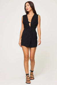 L SPACE | Costa Nova Cover Up - Black