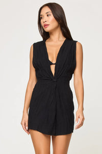 L SPACE | Costa Nova Cover Up - Black