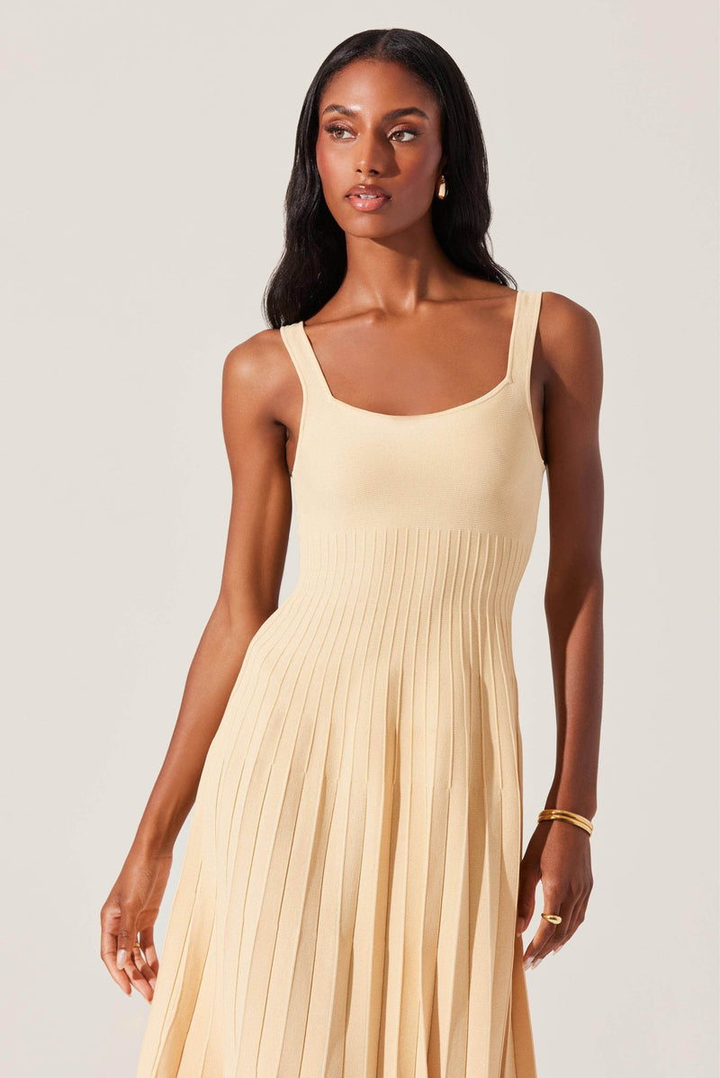 ASTR | Aylin Sweater Dress - Yellow