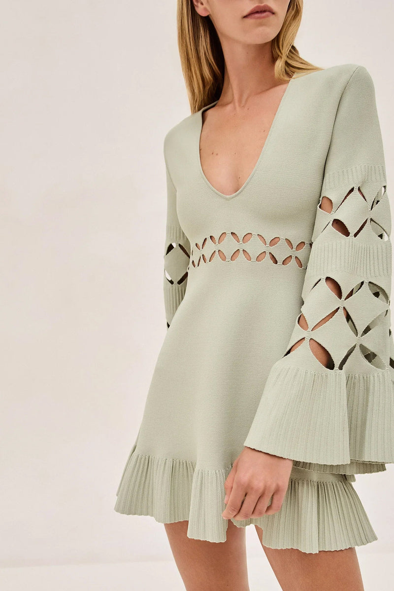 ALEXIS | Linden Mini Dress - Sage