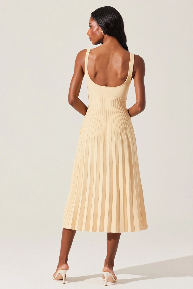 ASTR | Aylin Sweater Dress - Yellow