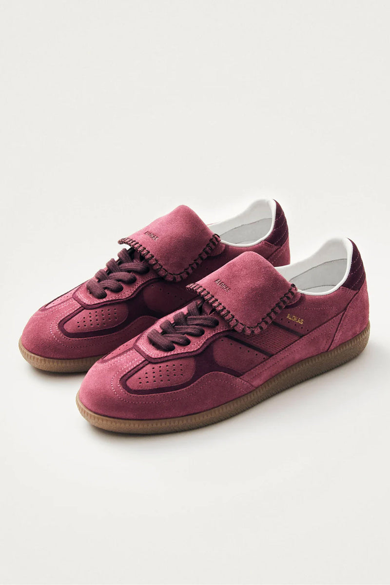 ALOHAS | The 490 Club Suede Leather Sneaker - Raspberry