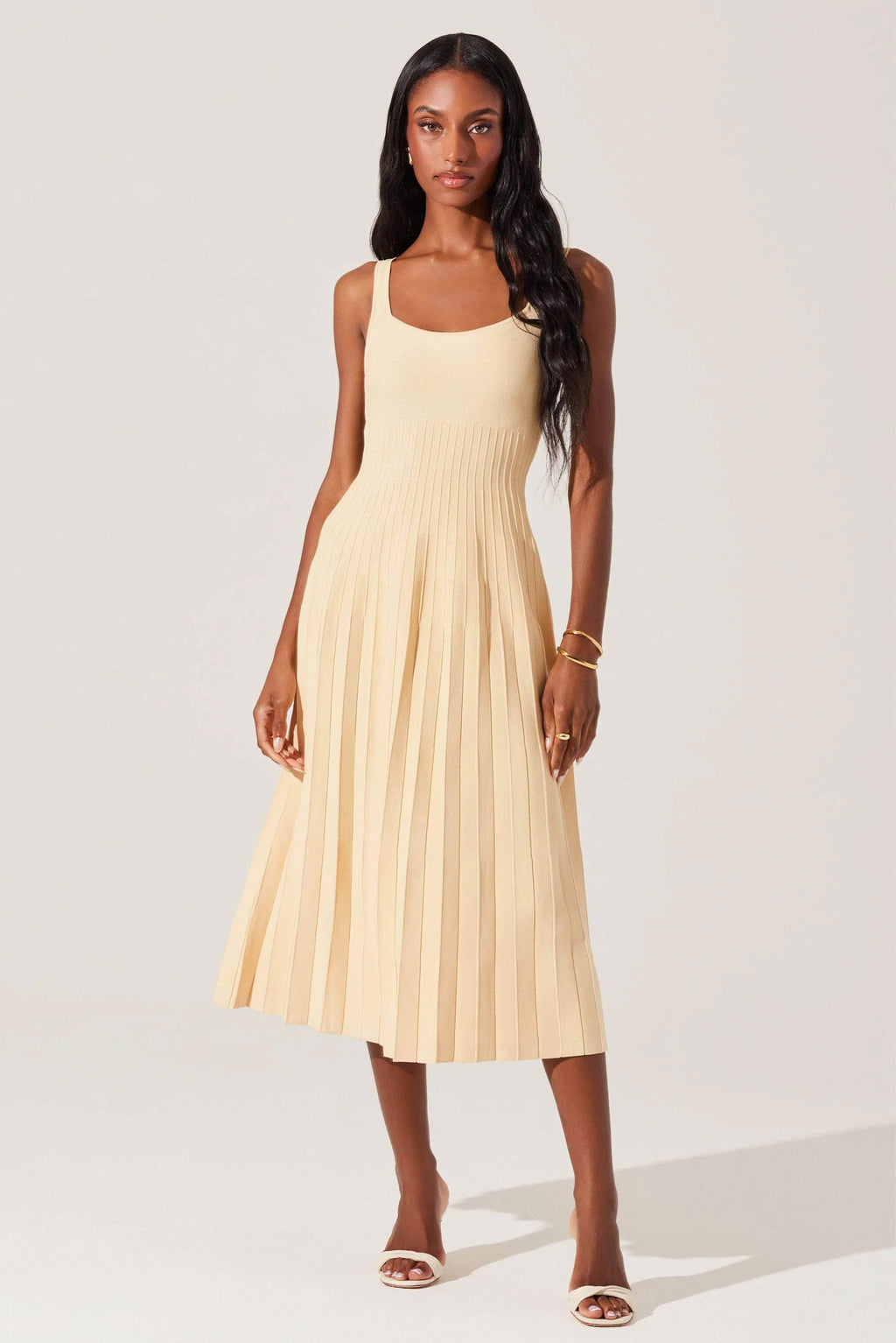 ASTR | Aylin Sweater Dress - Yellow