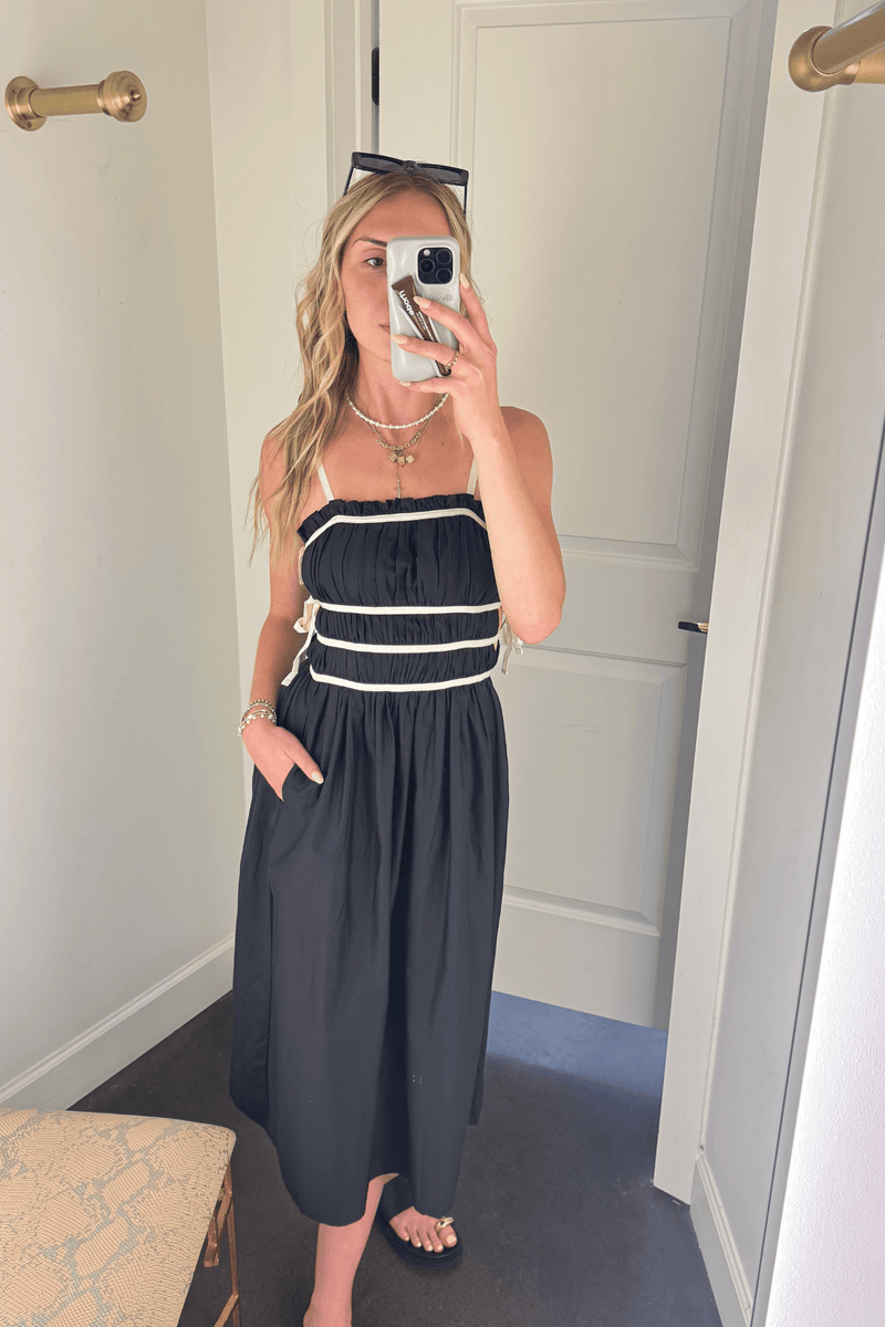 SOFIE THE LABEL | Lena Midi Dress - Black