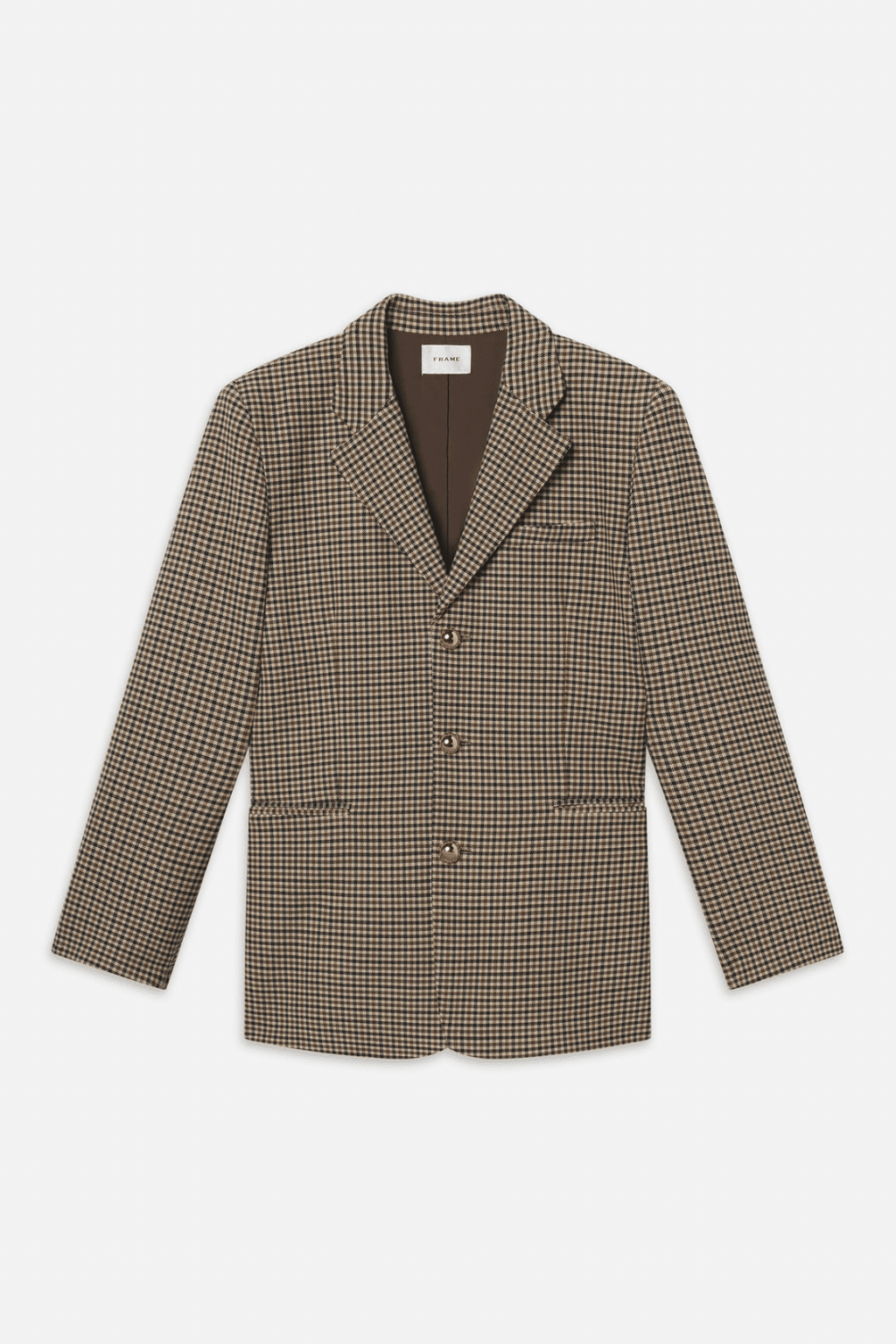 FRAME | The Houndstooth Blazer - Navy