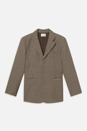 FRAME | The Houndstooth Blazer - Navy