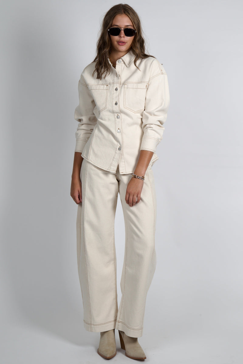 FRNCH | Bancha Pant - Creme