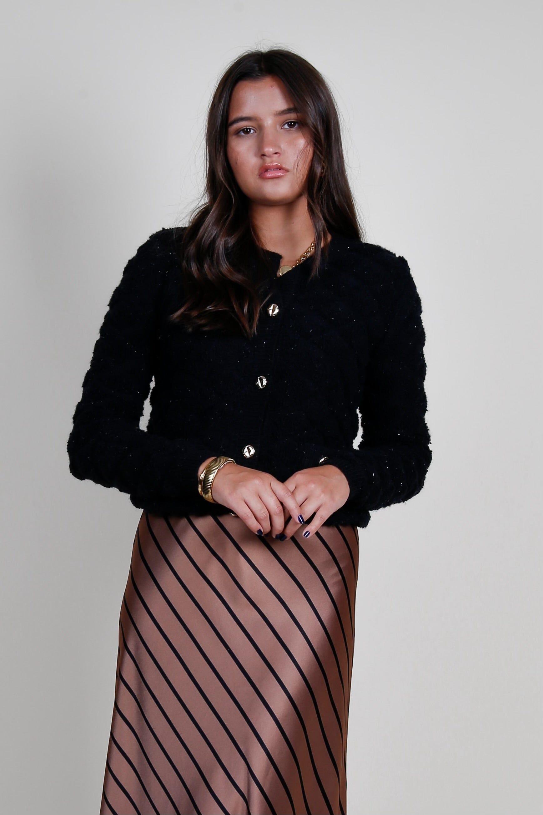 LINE DOT Rhys Sweater Black Scarlet Clothing