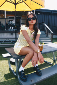 FOR LOVE & LEMONS | Walker Mini Dress - Yellow