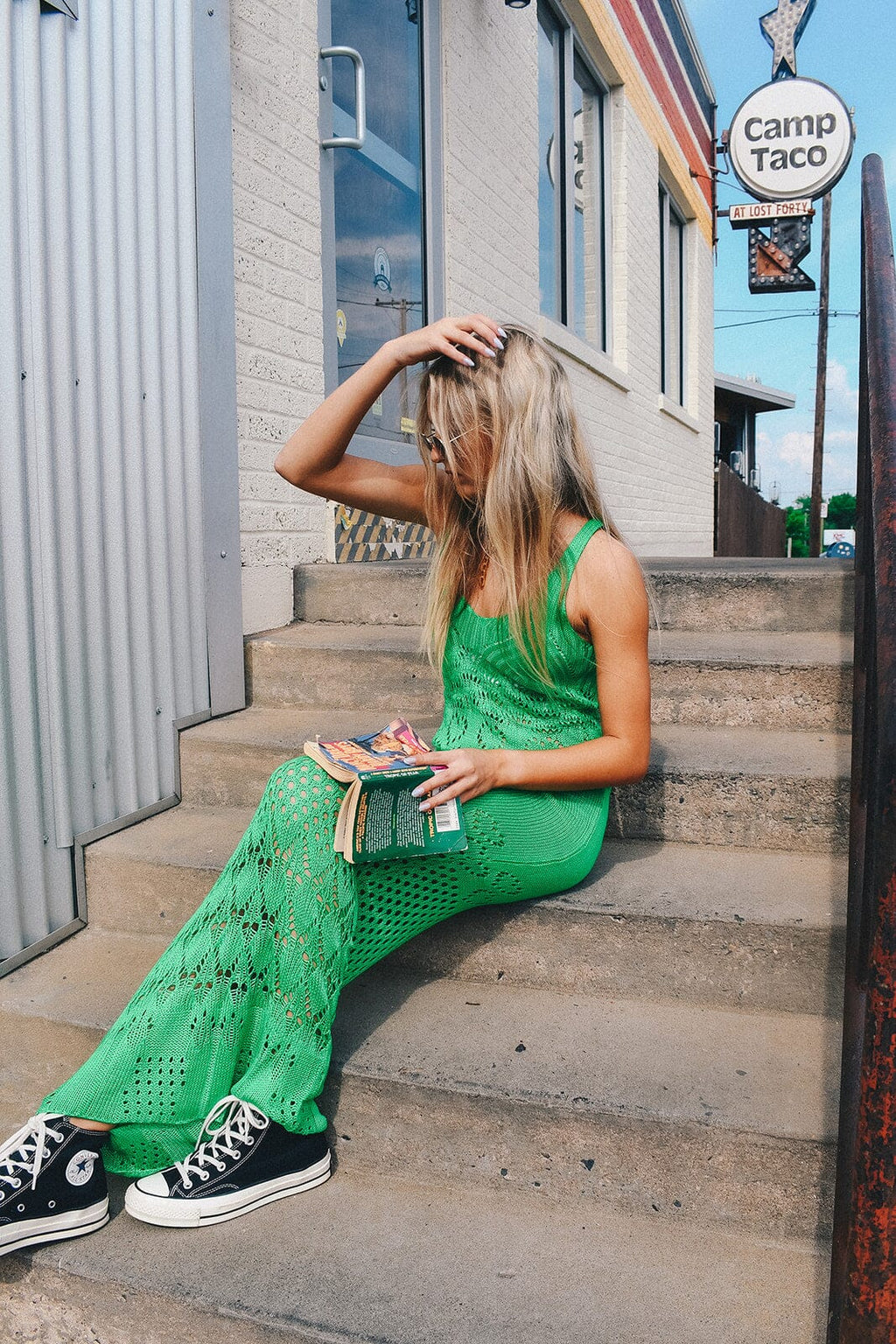 BEACH RIOT | Tracy Dress - Island Green