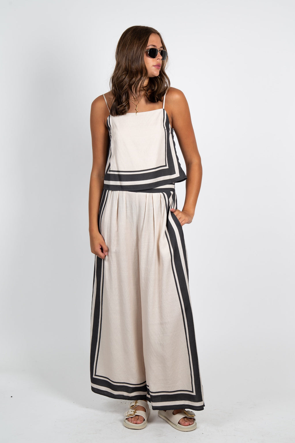Coastal Stripe Set Top