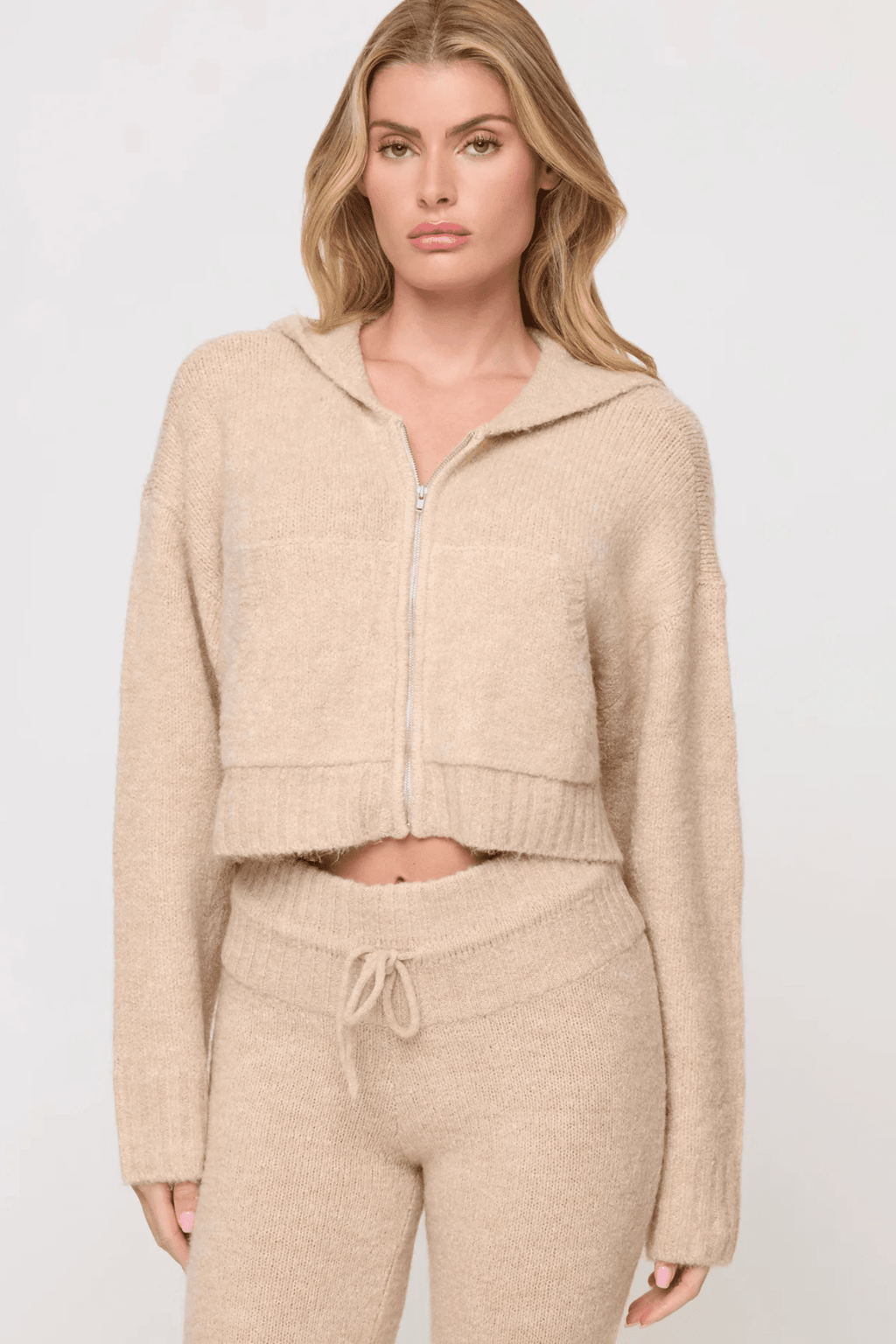 L*SPACE | Jet Set Hoodie - Heather/Oatmeal