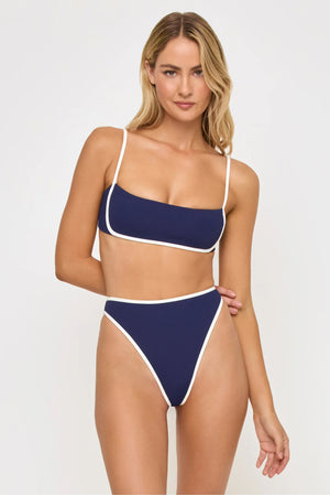 L*SPACE | Hazel Top - Midnight/Cream