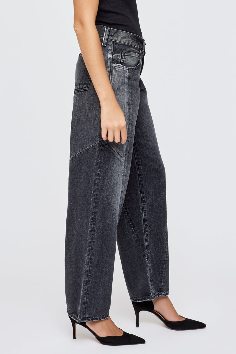 MOUSSY | Largo Remake Wide Tapered - Black