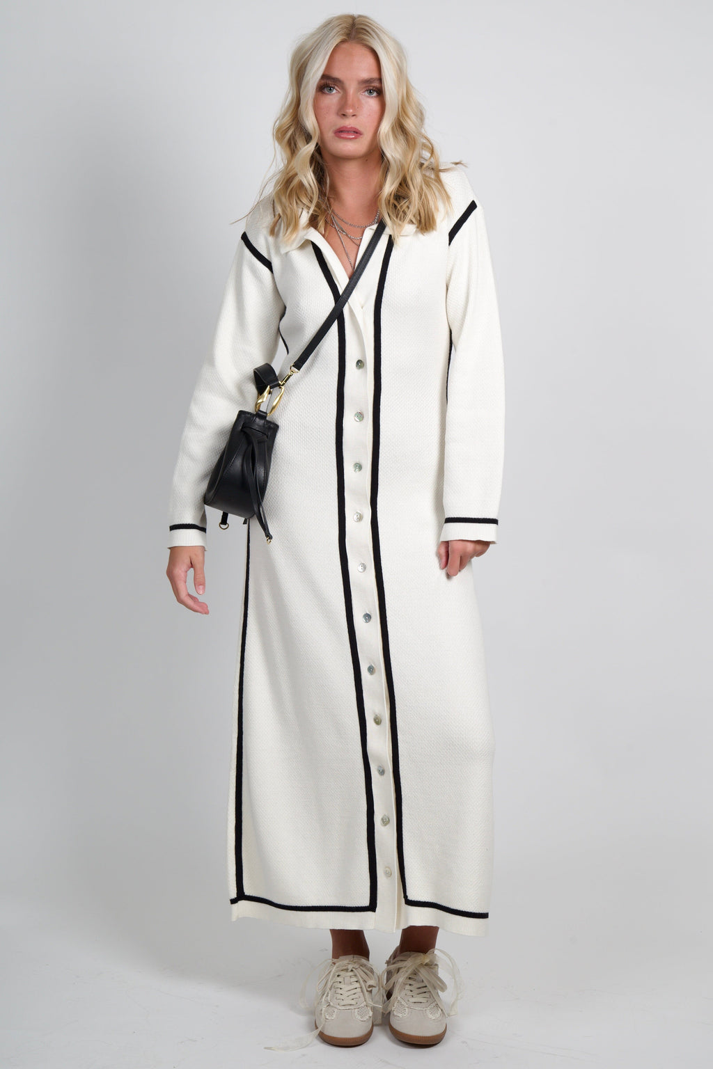 SANCIA | The Autumn Knit Dress - Frost