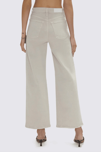 RE/DONE | High Rise Wide Leg Crop - Pebble