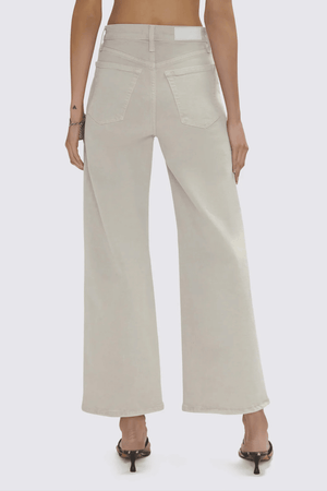 RE/DONE | High Rise Wide Leg Crop - Pebble