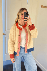 FRNCH | Cyclamen Cardigan - Creme